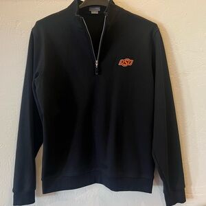 OSU Black Men’s Half-Zip Sweater